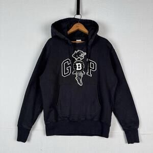 GAP X BKc Sweatshirt Mens S Afterhood Hoodie Double V Retro Vintage Streetwear